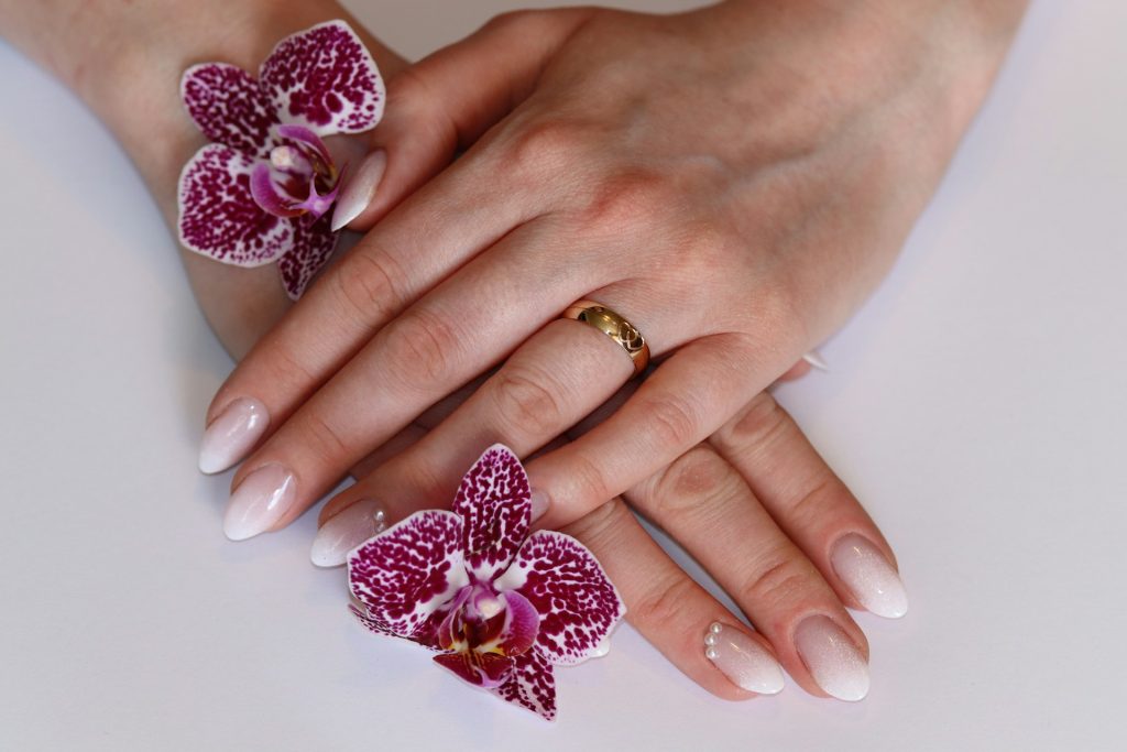 Textured Flower Nails